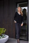 OPRA PANT - blk stripe